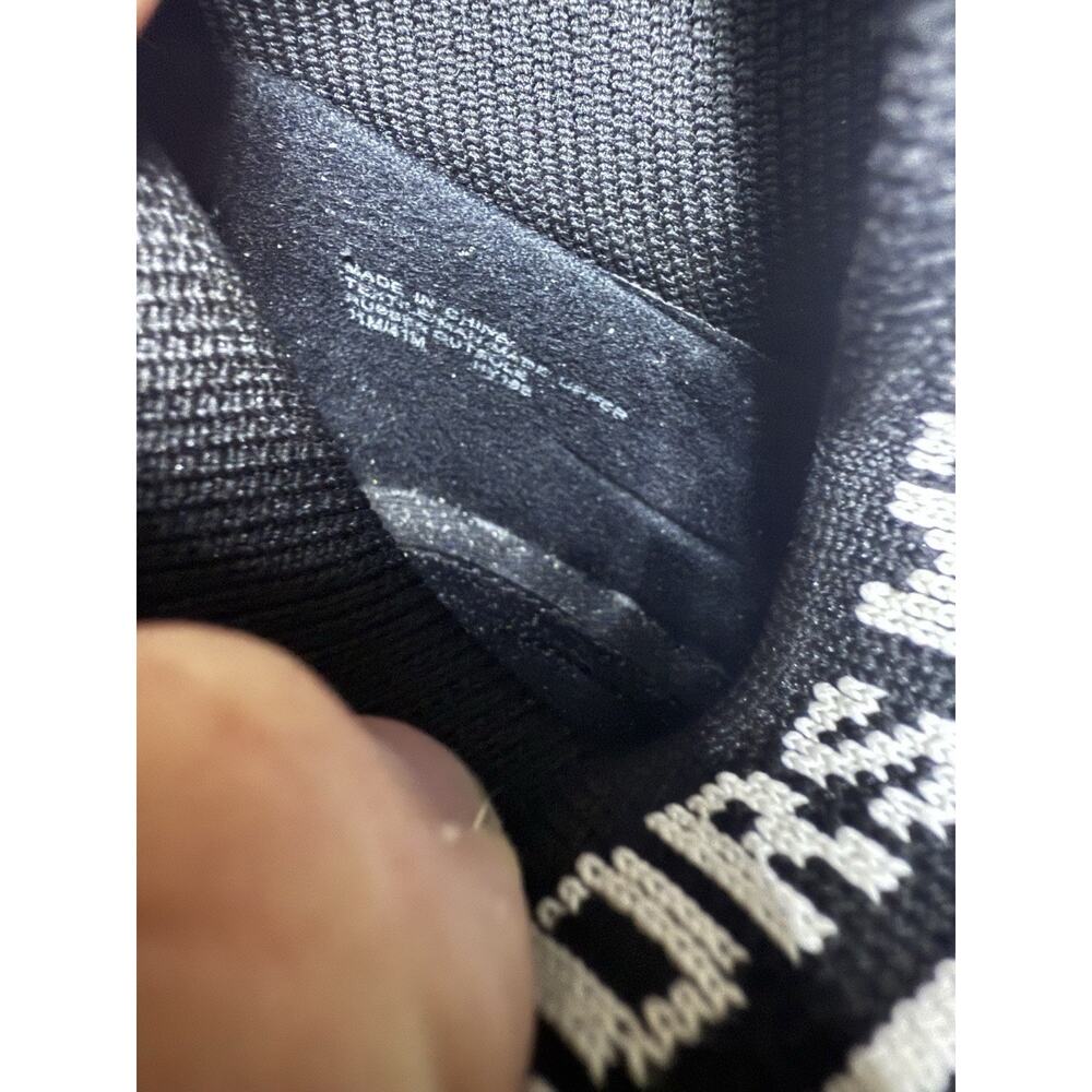 Michael Kors Skyler Slip On Stretch Knit Wedge Sneakers Black Chrome Size 11 - Picture 7 of 7